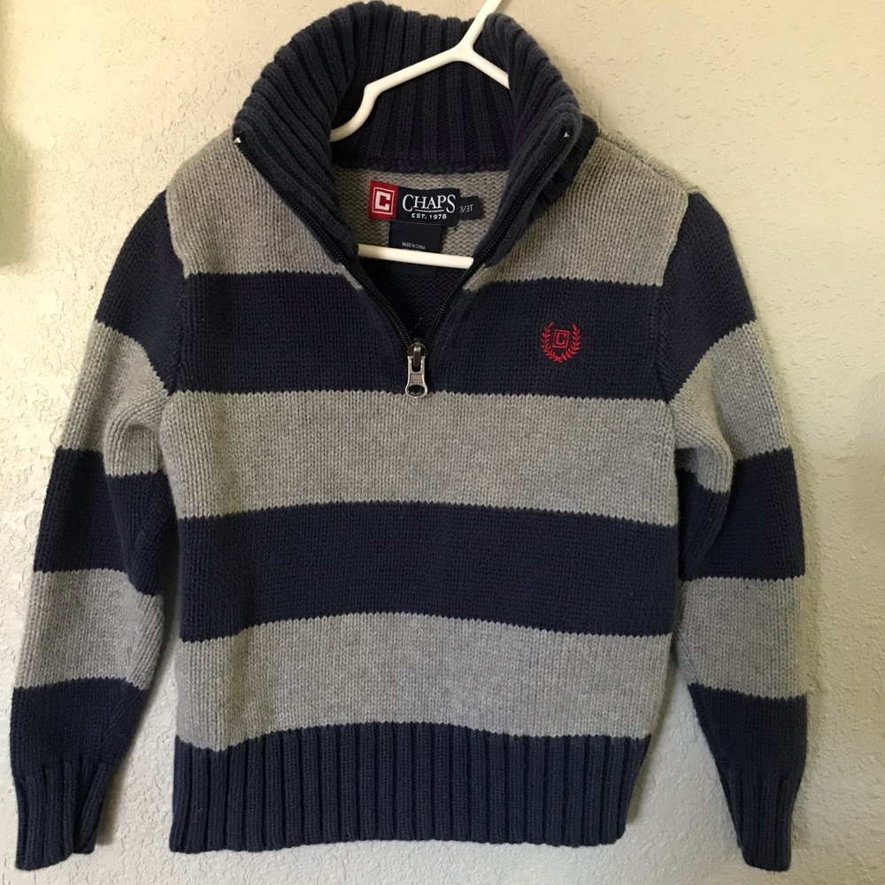 Chaps Half Zip Sweater
